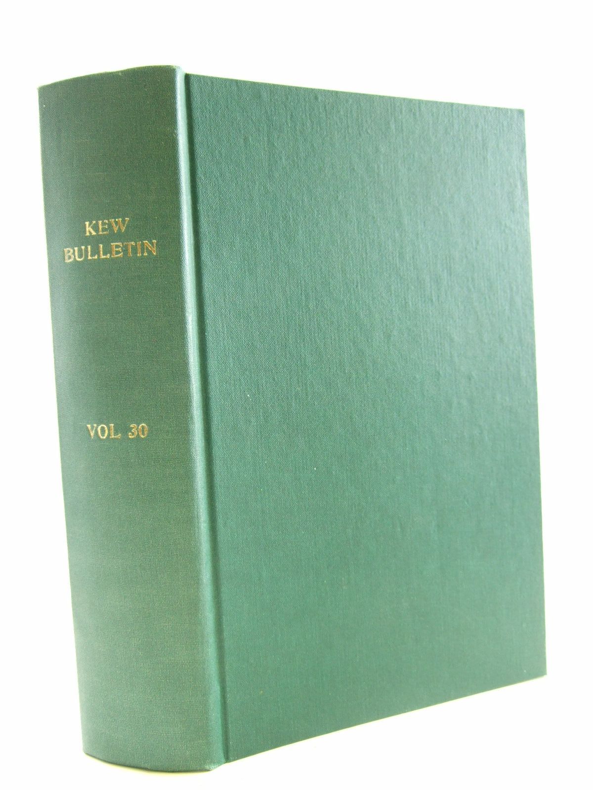 Photo of KEW BULLETIN VOLUME 30 published by HMSO (STOCK CODE: 1207390)  for sale by Stella & Rose's Books