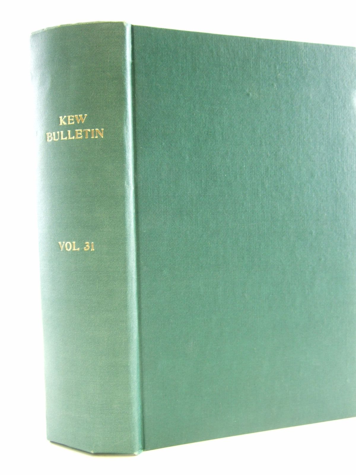 Photo of KEW BULLETIN VOLUME 31 published by HMSO (STOCK CODE: 1207391)  for sale by Stella & Rose's Books