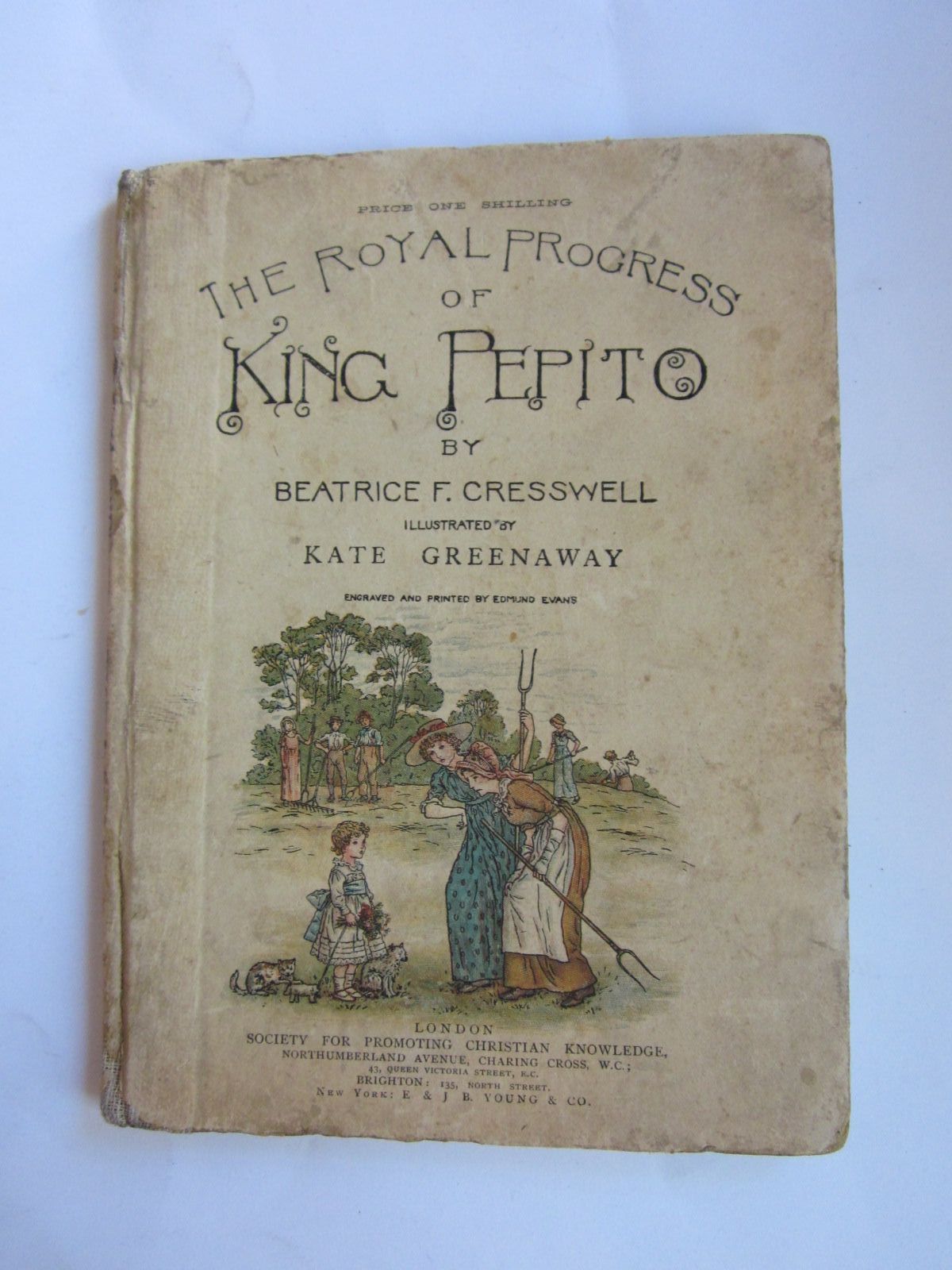 Photo of THE ROYAL PROGRESS OF KING PEPITO written by Cresswell, Beatrix F. illustrated by Greenaway, Kate published by Society for Promoting Christian Knowledge (STOCK CODE: 1207760)  for sale by Stella & Rose's Books
