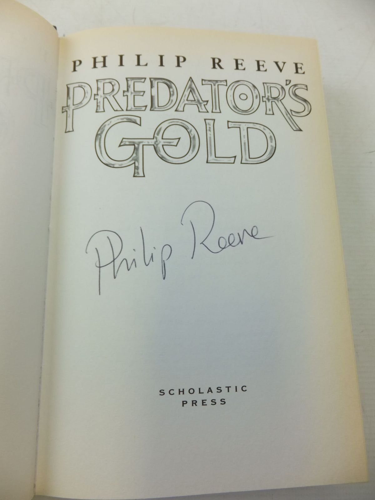 Stella & Rose's Books : PREDATOR'S GOLD Written By Philip Reeve, STOCK ...