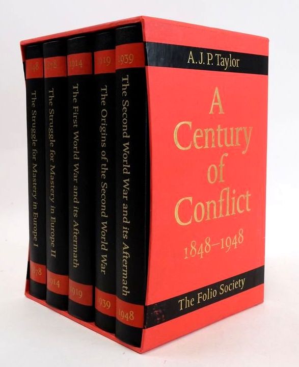 Photo of A CENTURY OF CONFLICT 1848-1948 (5 VOLUMES) written by Taylor, A.J.P. published by Folio Society (STOCK CODE: 1208981)  for sale by Stella & Rose's Books