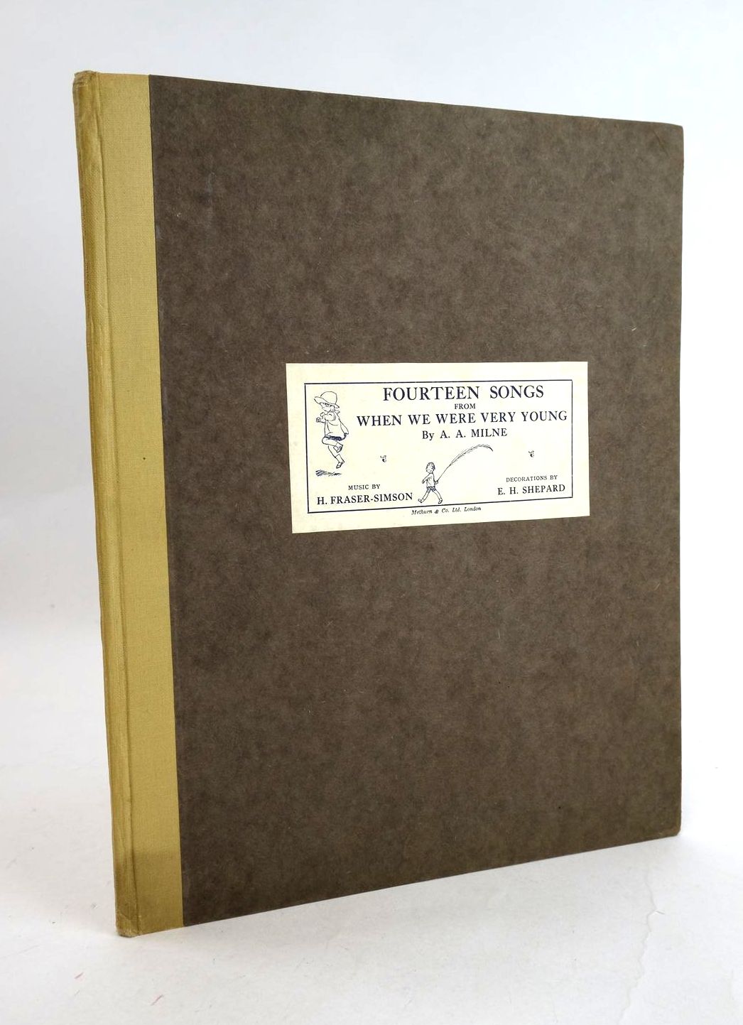 Photo of FOURTEEN SONGS FROM WHEN WE WERE VERY YOUNG written by Milne, A.A. Fraser-Simson, H. illustrated by Shepard, E.H. published by Methuen &amp; Co. Ltd., Ascherberg, Hopwood &amp; Crew Ltd. (STOCK CODE: 1209006)  for sale by Stella & Rose's Books