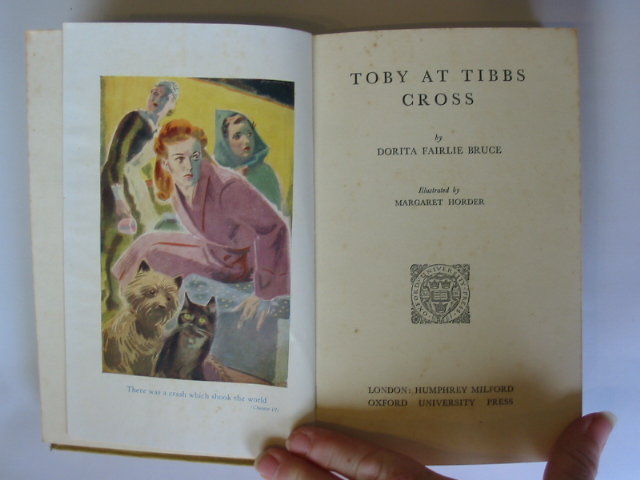 Photo of TOBY AT TIBBS CROSS written by Bruce, Dorita Fairlie illustrated by Horder, Margaret published by Oxford University Press, Humphrey Milford (STOCK CODE: 1302642)  for sale by Stella & Rose's Books