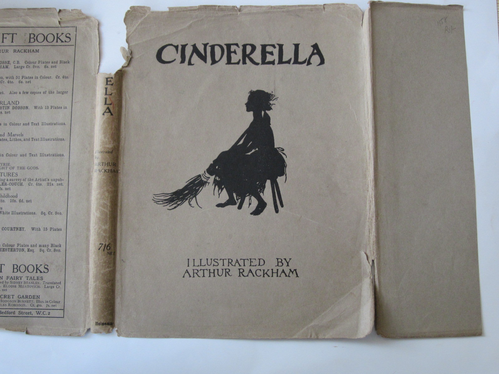 Photo of CINDERELLA written by Evans, C.S. illustrated by Rackham, Arthur published by William Heinemann (STOCK CODE: 1307681)  for sale by Stella & Rose's Books