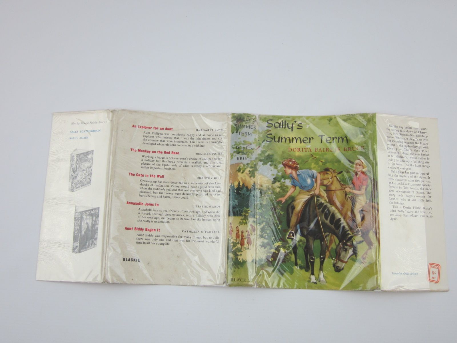Photo of SALLY'S SUMMER TERM written by Bruce, Dorita Fairlie illustrated by Thompson, Joan published by Blackie (STOCK CODE: 1309769)  for sale by Stella & Rose's Books