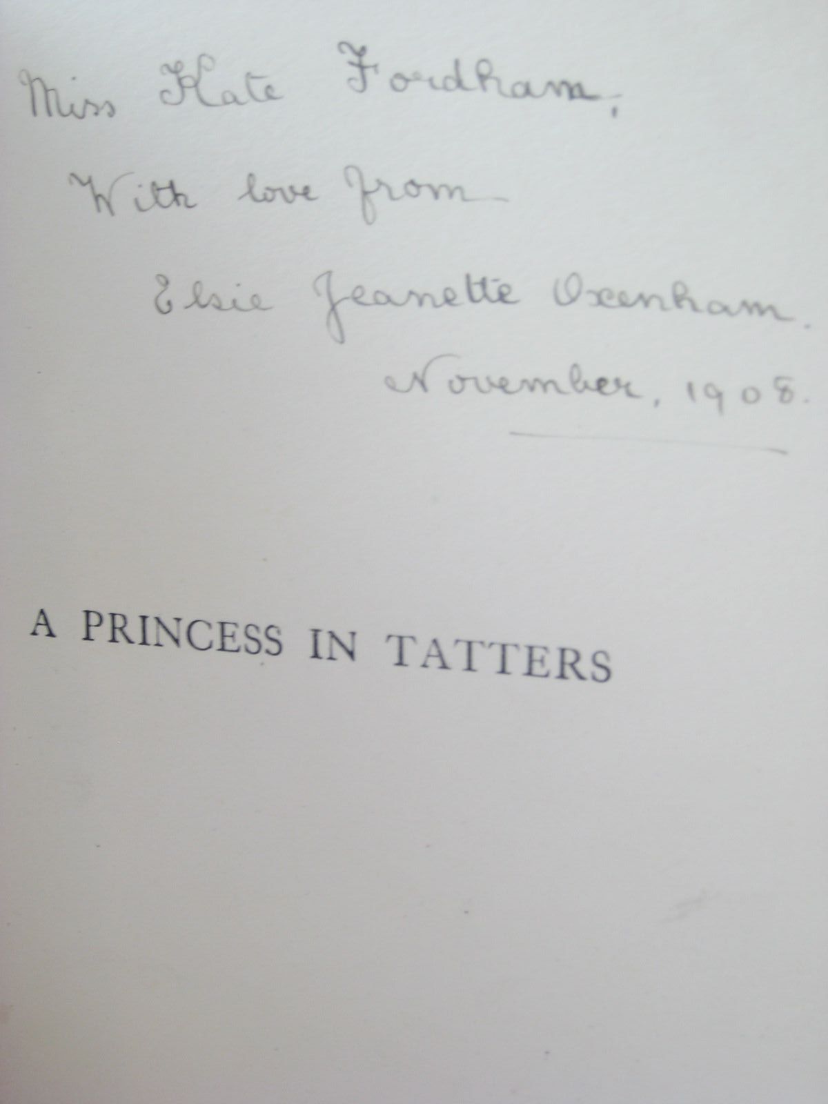 Photo of A PRINCESS IN TATTERS written by Oxenham, Elsie J. illustrated by Adams, Frank published by Collins Clear-Type Press (STOCK CODE: 1311858)  for sale by Stella & Rose's Books