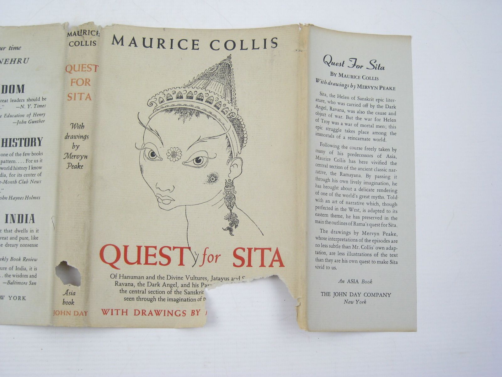 Photo of QUEST FOR SITA written by Collis, Maurice illustrated by Peake, Mervyn published by John Day (STOCK CODE: 1312662)  for sale by Stella & Rose's Books