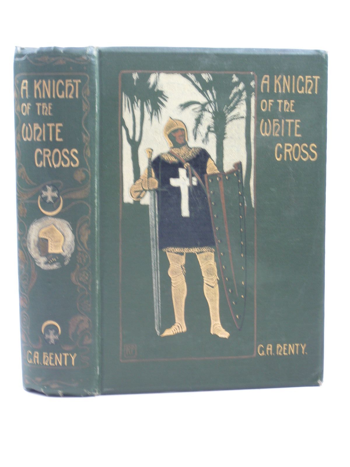 Photo of A KNIGHT OF THE WHITE CROSS written by Henty, G.A. illustrated by Peacock, Ralph published by Blackie &amp; Son Ltd. (STOCK CODE: 1312968)  for sale by Stella & Rose's Books