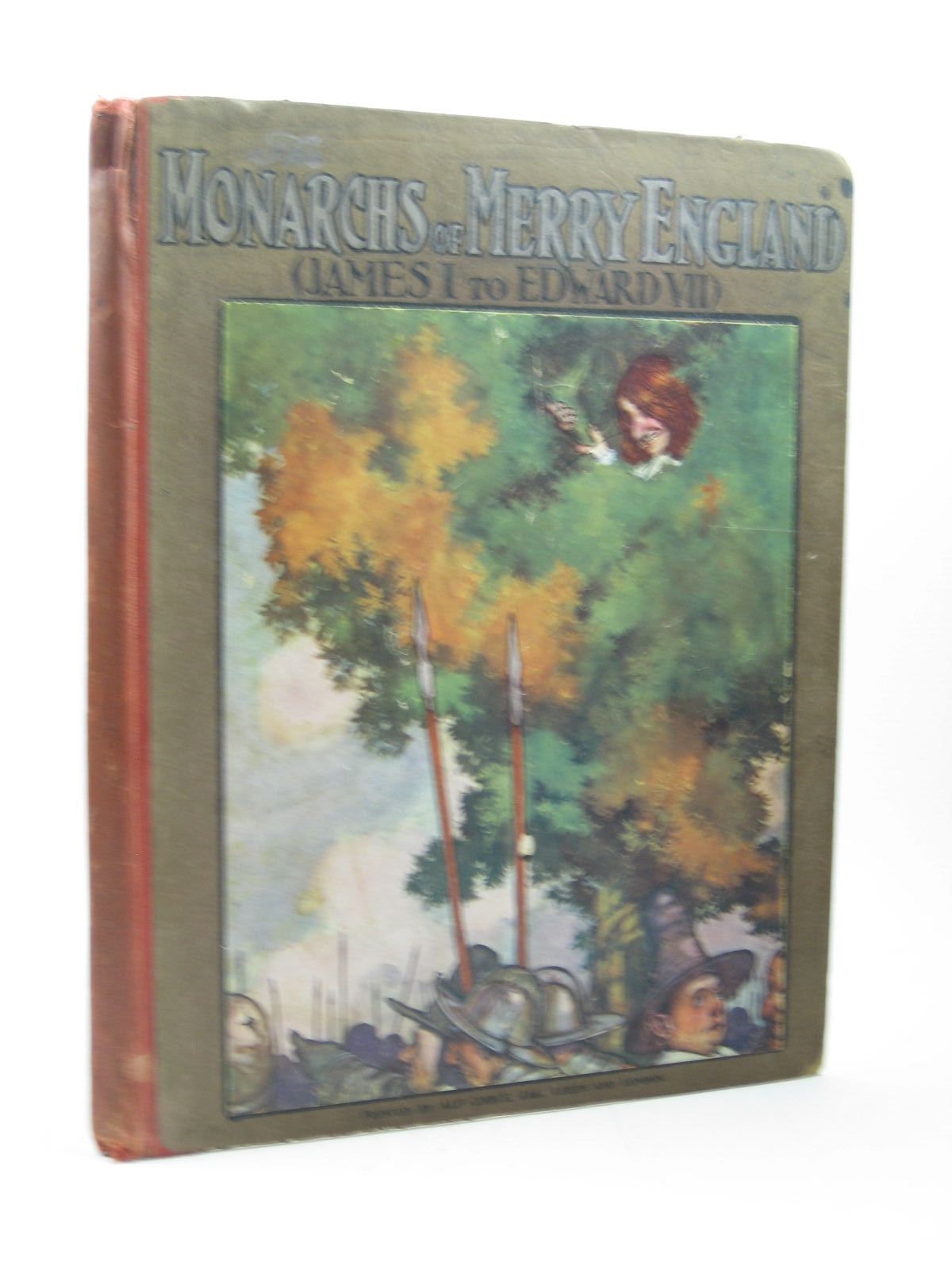 Photo of THE MONARCHS OF MERRY ENGLAND (JAMES I TO EDWARD VII) written by Carse, Roland illustrated by Robinson, W. Heath published by T. Fisher Unwin (STOCK CODE: 1312998)  for sale by Stella & Rose's Books