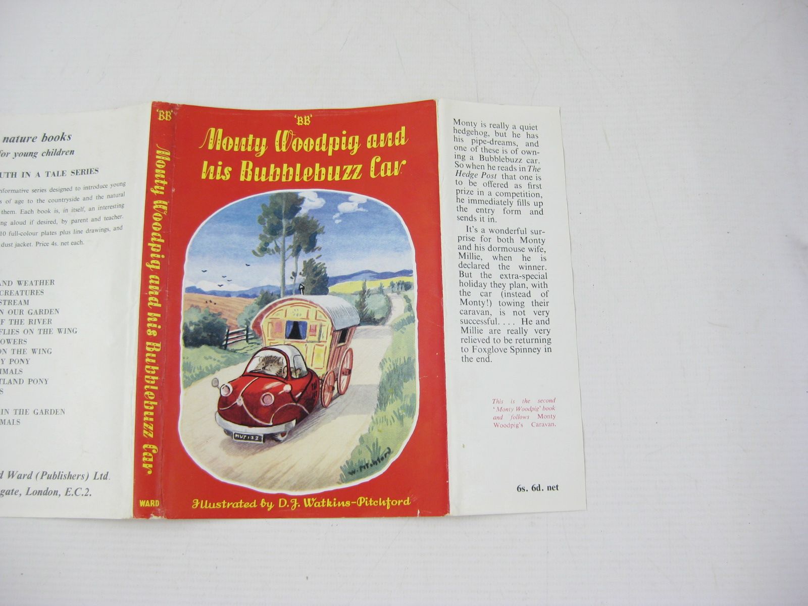 Photo of MONTY WOODPIG AND HIS BUBBLEBUZZ CAR written by BB,  illustrated by BB,  published by Ward Lock & Co Ltd. (STOCK CODE: 1314066)  for sale by Stella & Rose's Books
