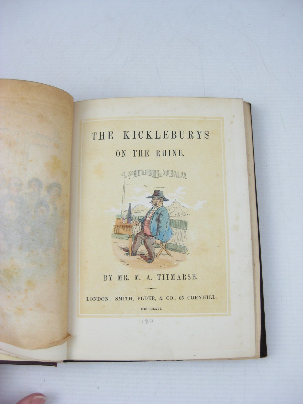 Photo of THE KICKLEBURYS ON THE RHINE written by Titmarsh, M.A. published by Smith, Elder & Co. (STOCK CODE: 1314124)  for sale by Stella & Rose's Books