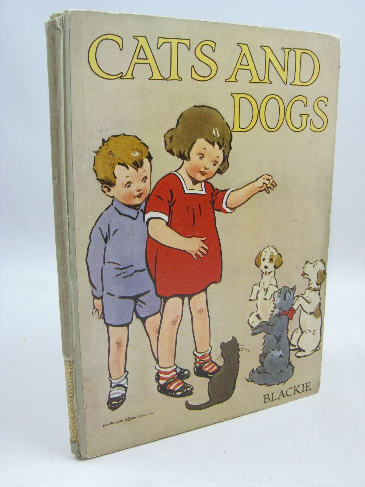 Photo of CATS AND DOGS FOR LITTLE FOLKS illustrated by Rackham, Arthur Aldin, Cecil Petherick, Rosa C. Goss, G.W. et al., published by Blackie And Son Limited (STOCK CODE: 1315538)  for sale by Stella & Rose's Books