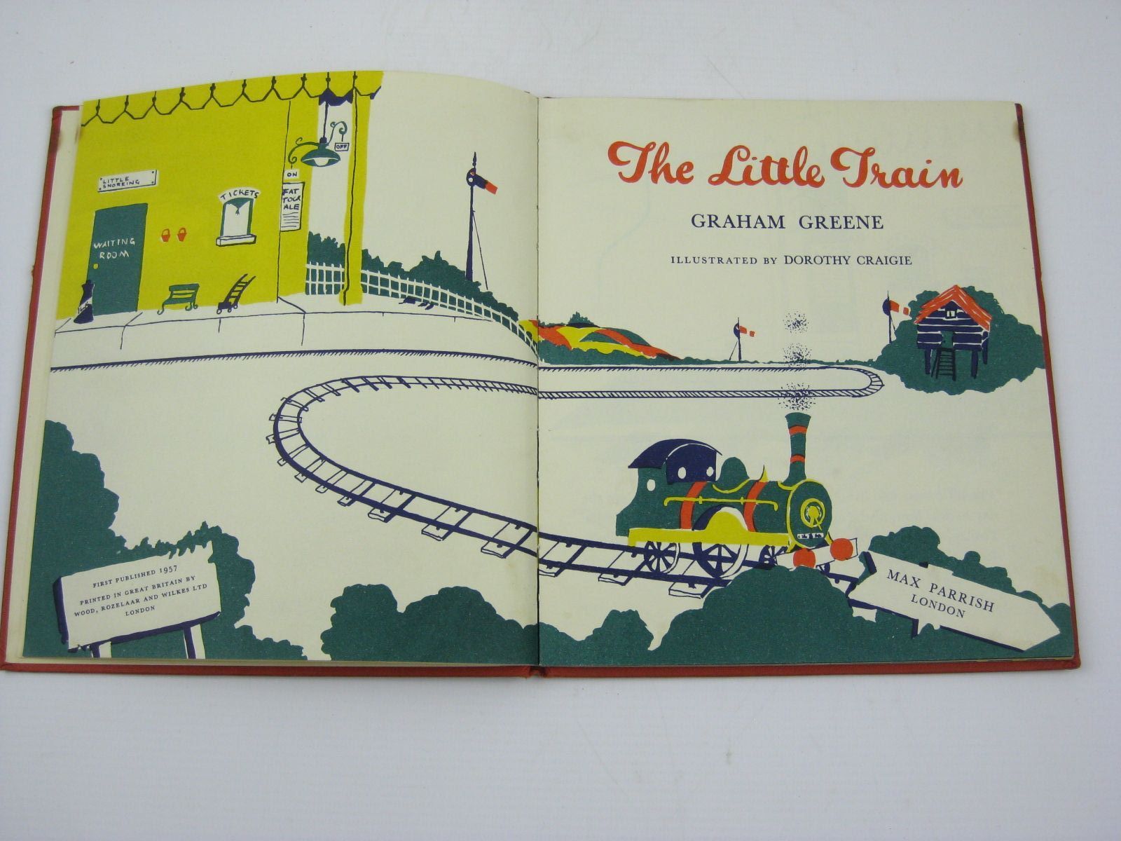 Photo of THE LITTLE TRAIN written by Greene, Graham illustrated by Craigie, Dorothy published by Max Parrish (STOCK CODE: 1316398)  for sale by Stella & Rose's Books
