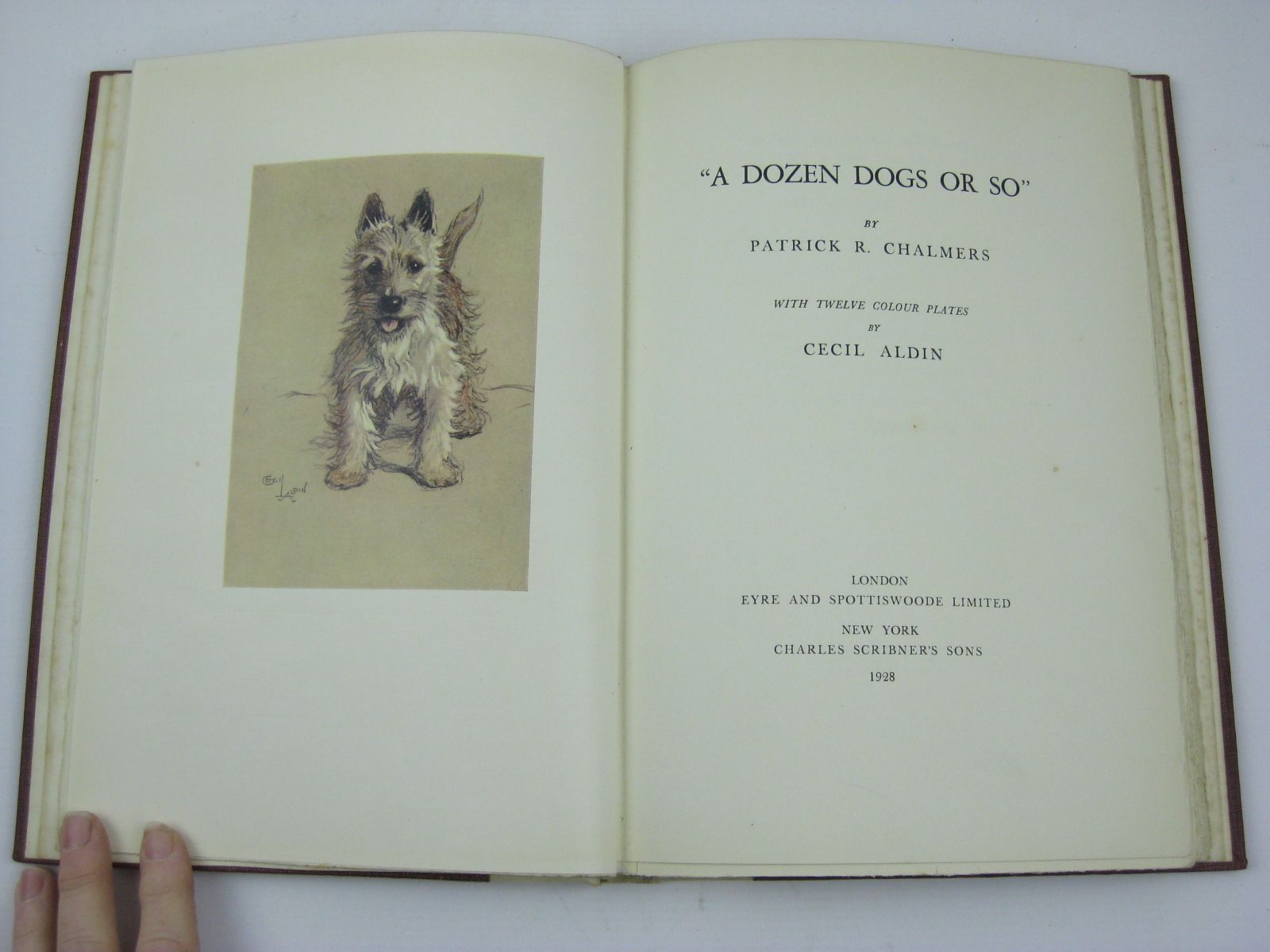 Photo of A DOZEN DOGS OR SO written by Chalmers, Patrick R. illustrated by Aldin, Cecil published by Eyre & Spottiswoode (STOCK CODE: 1316414)  for sale by Stella & Rose's Books