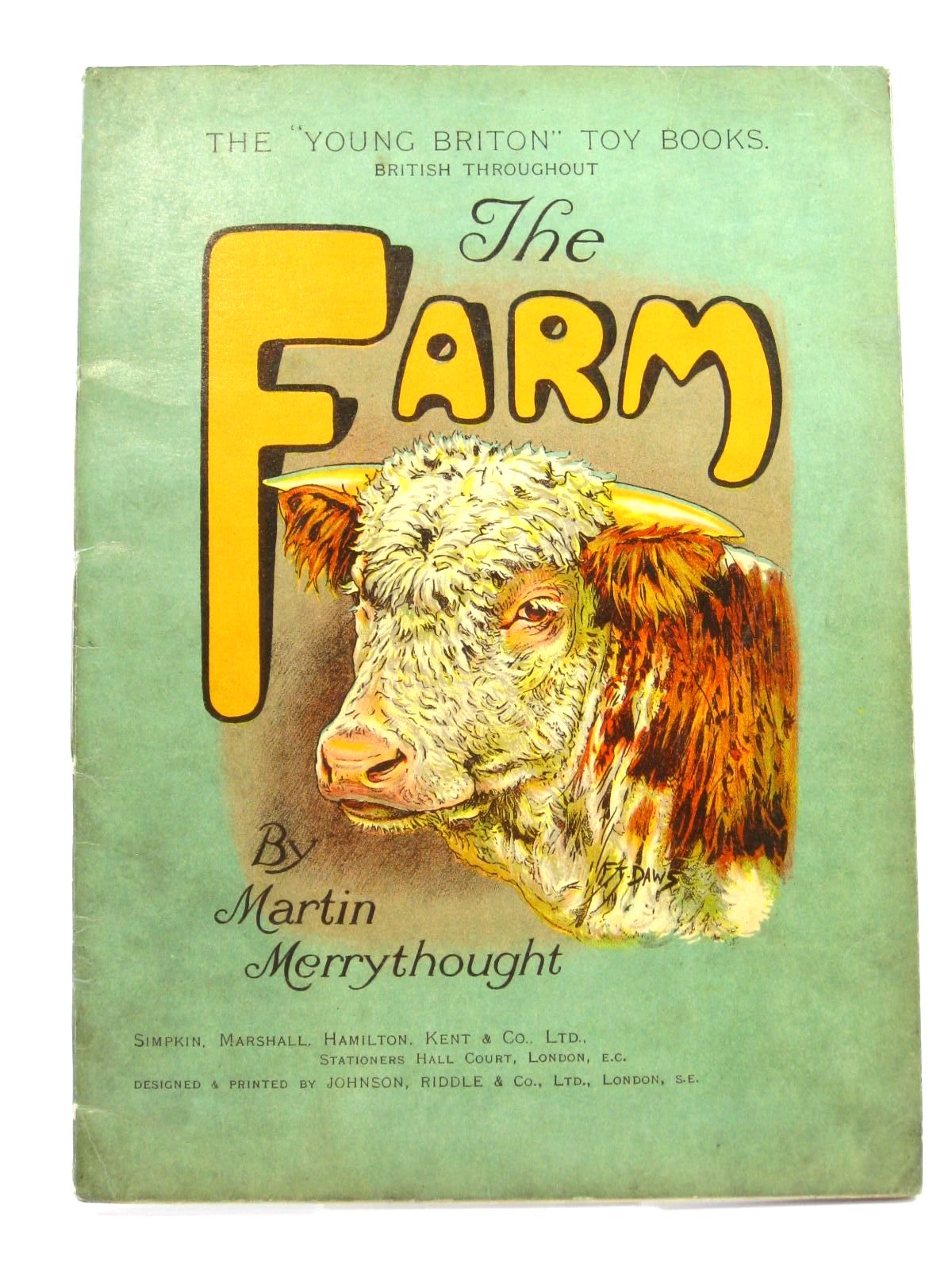 Photo of THE FARM written by Merrythought, Martin illustrated by Daws, F. Lumley, Savile published by Simpkin, Marshall, Hamilton, Kent &amp; Co. Ltd. (STOCK CODE: 1316430)  for sale by Stella & Rose's Books