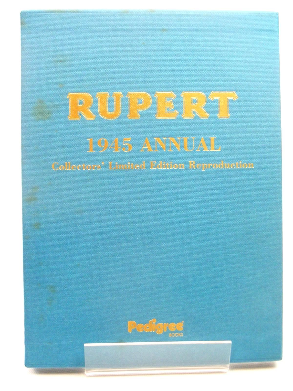 Photo of RUPERT ANNUAL 1945 (FACSIMILE) - A NEW RUPERT BOOK written by Bestall, Alfred illustrated by Bestall, Alfred published by Pedigree Books Limited (STOCK CODE: 1317284)  for sale by Stella & Rose's Books