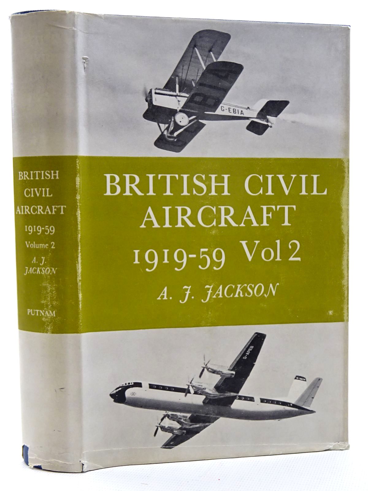 Photo of BRITISH CIVIL AIRCRAFT 1919-59 VOLUME TWO written by Jackson, A.J. published by Putnam (STOCK CODE: 1317369)  for sale by Stella & Rose's Books
