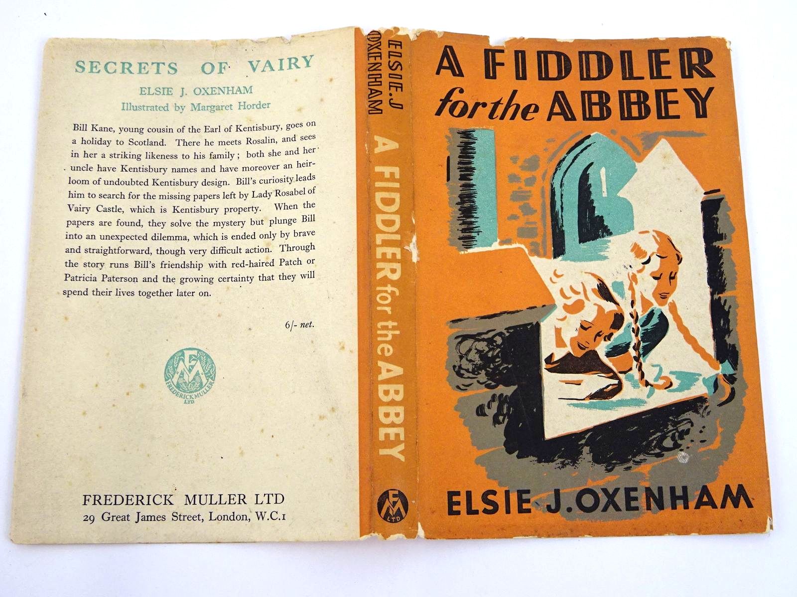Photo of A FIDDLER FOR THE ABBEY written by Oxenham, Elsie J. illustrated by Horder, Margaret published by Frederick Muller Ltd. (STOCK CODE: 1318082)  for sale by Stella & Rose's Books