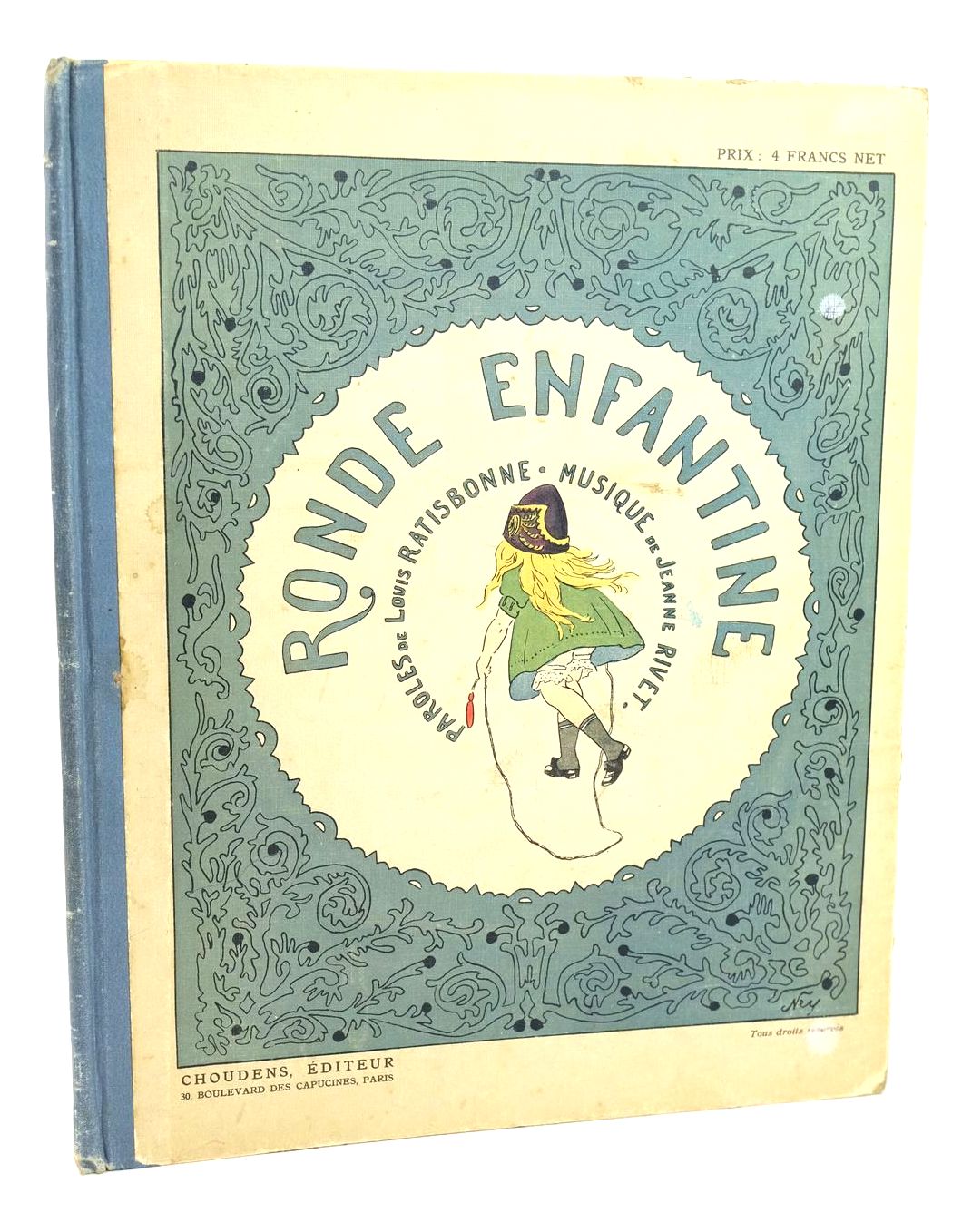 Photo of RONDE ENFANTINE written by Ratisbonne, Louis Rivet, Jeanne illustrated by Ney, H. published by Choudens (STOCK CODE: 1318576)  for sale by Stella & Rose's Books