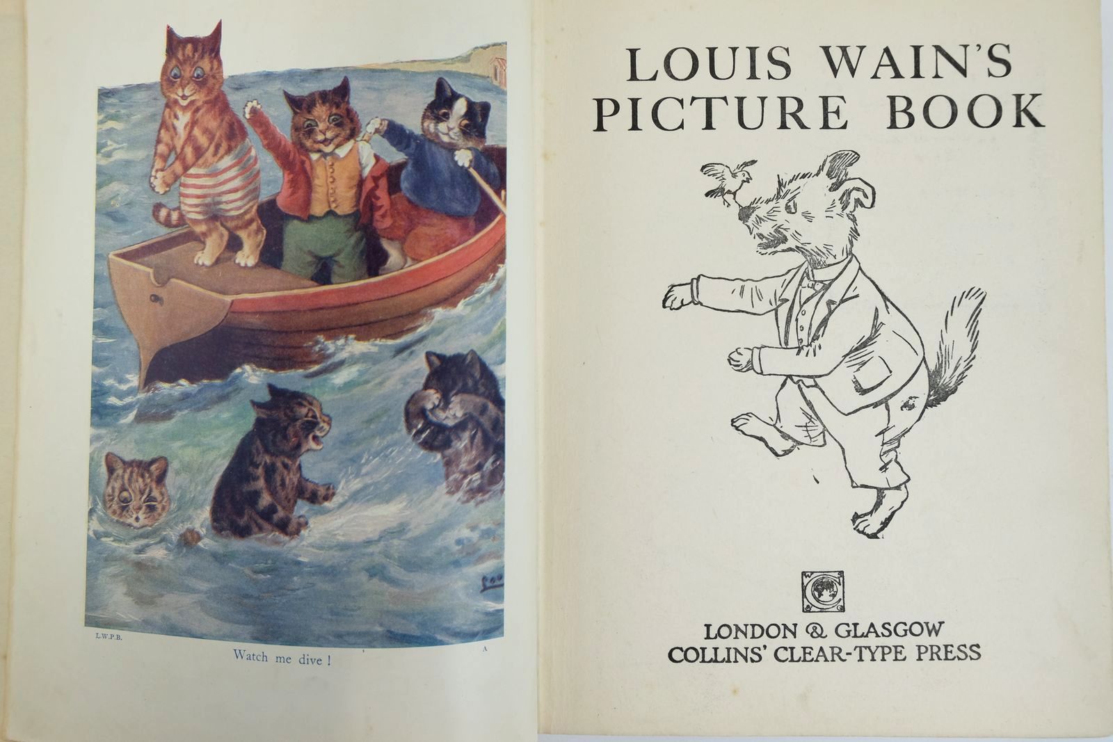Photo of LOUIS WAIN'S PICTURE BOOK illustrated by Wain, Louis
Rountree, Harry
Lambert, H.G.C. Marsh
Neilson, Harry B.
et al., published by Collins Clear-Type Press (STOCK CODE: 1319478)  for sale by Stella & Rose's Books