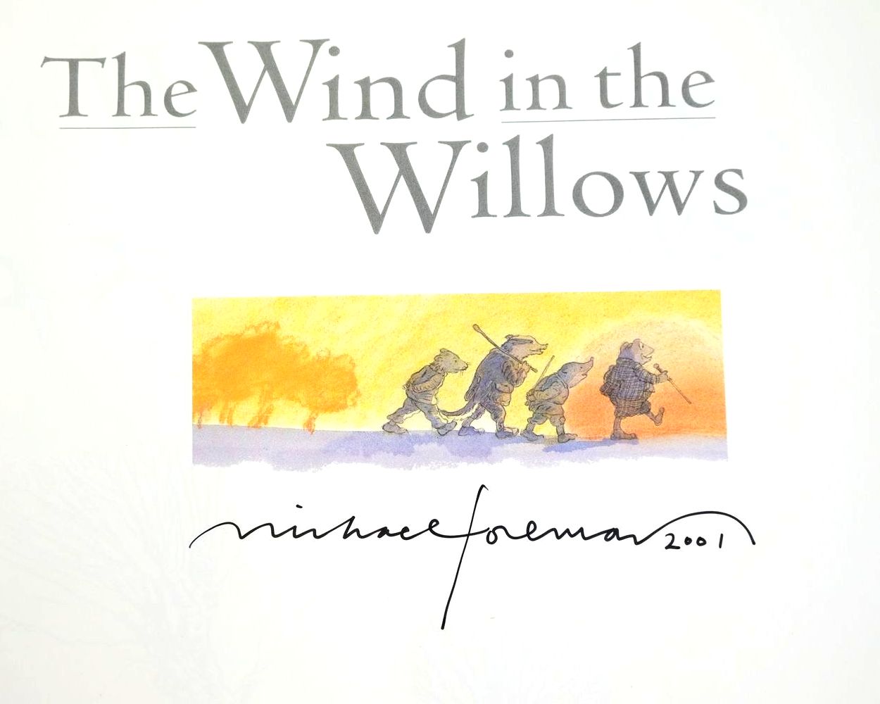 Photo of THE WIND IN THE WILLOWS written by Grahame, Kenneth illustrated by Foreman, Michael published by Pavilion Books Ltd. (STOCK CODE: 1321690)  for sale by Stella & Rose's Books