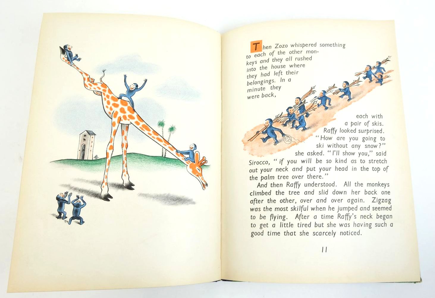 Photo of RAFFY AND THE 9 MONKEYS written by Rey, H.A. illustrated by Rey, H.A. published by Chatto & Windus (STOCK CODE: 1322251)  for sale by Stella & Rose's Books