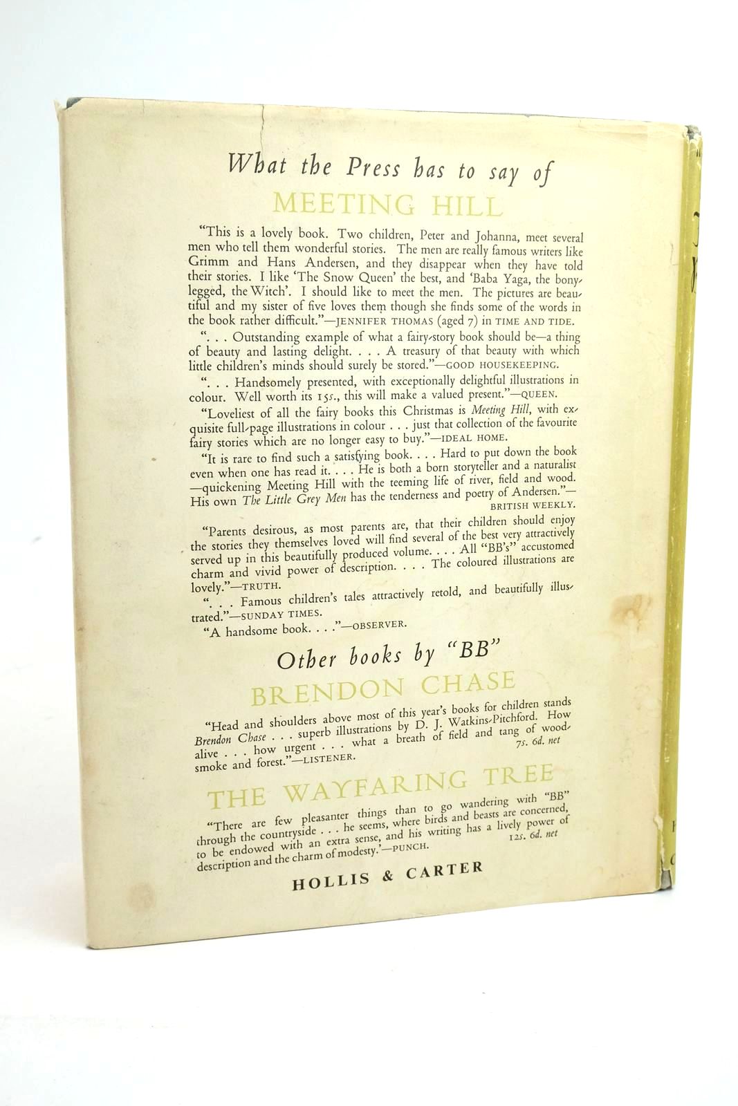 Photo of MEETING HILL: BB'S FAIRY BOOK written by BB,  illustrated by BB,  published by Hollis & Carter (STOCK CODE: 1322268)  for sale by Stella & Rose's Books