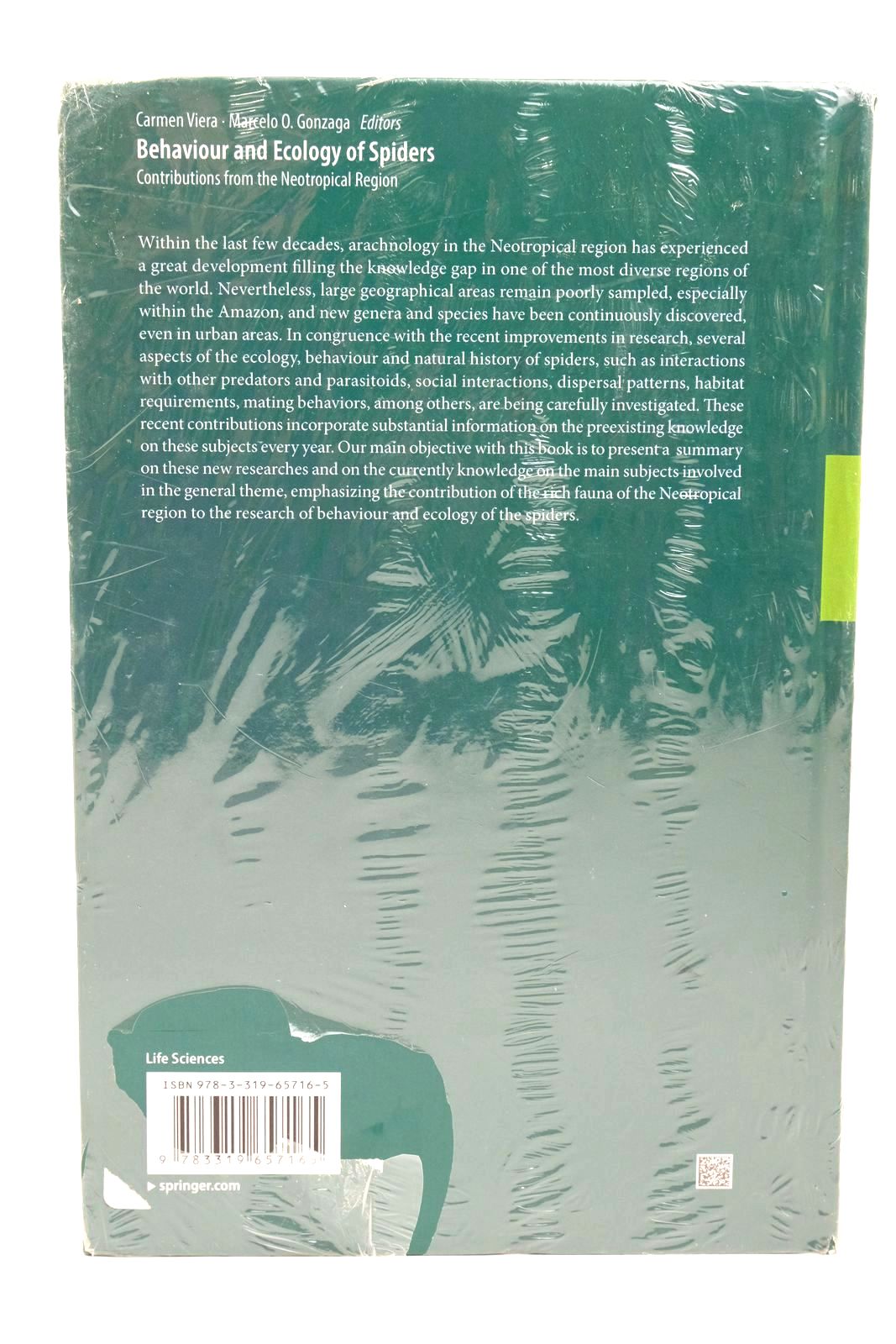 Photo of BEHAVIOUR AND ECOLOGY OF SPIDERS written by Viera, Carmen
Gonzaga, Marcelo O. published by Springer (STOCK CODE: 1323036)  for sale by Stella & Rose's Books