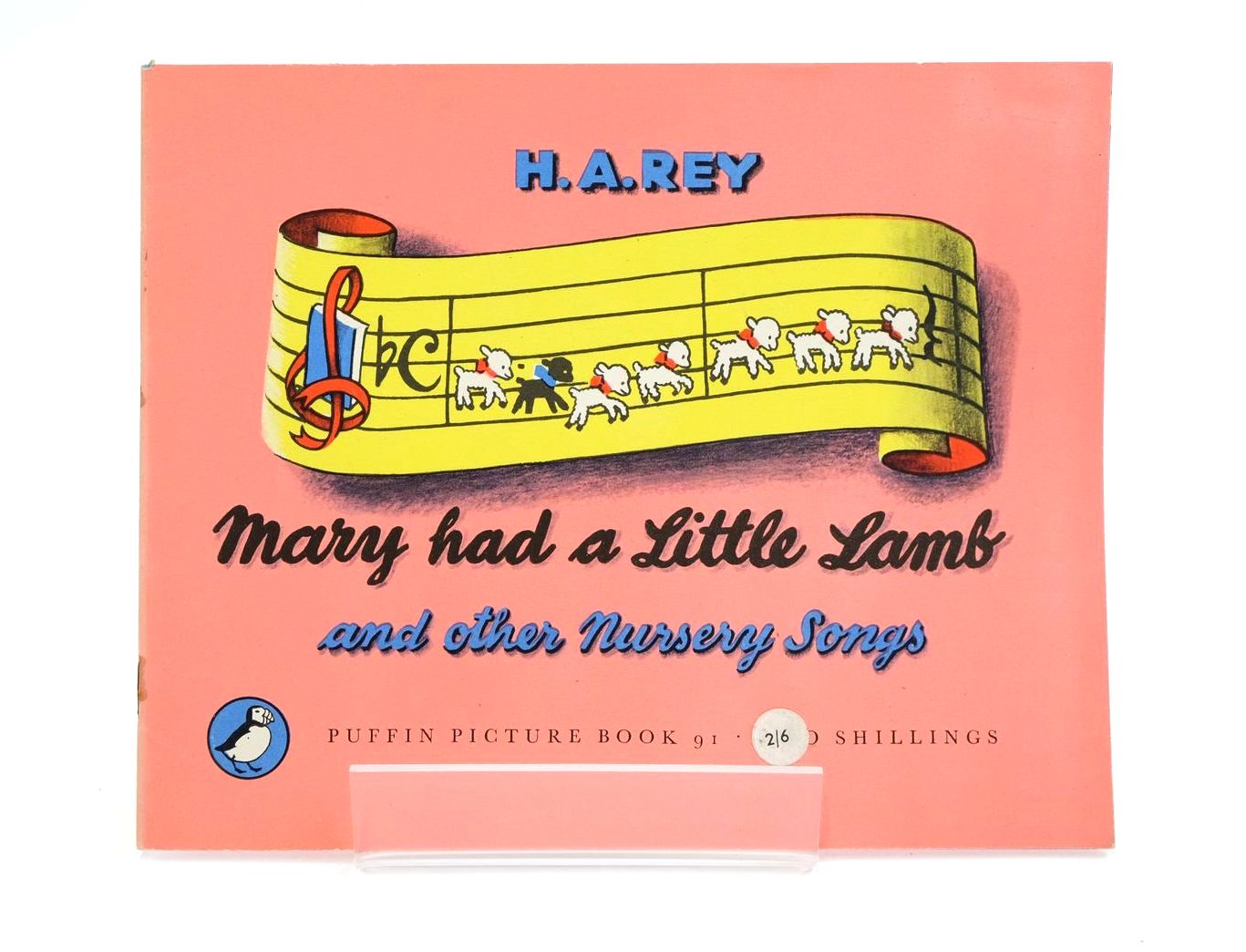 Photo of MARY HAD A LITTLE LAMB AND OTHER NURSERY SONGS written by Rey, H.A. illustrated by Rey, H.A. published by Penguin Books Ltd (STOCK CODE: 1323193)  for sale by Stella & Rose's Books