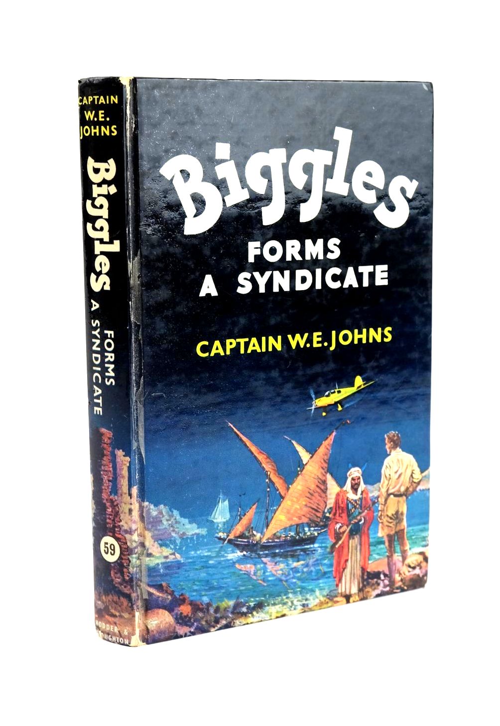 Photo of BIGGLES FORMS A SYNDICATE written by Johns, W.E. illustrated by Stead,  published by Hodder &amp; Stoughton (STOCK CODE: 1323301)  for sale by Stella & Rose's Books