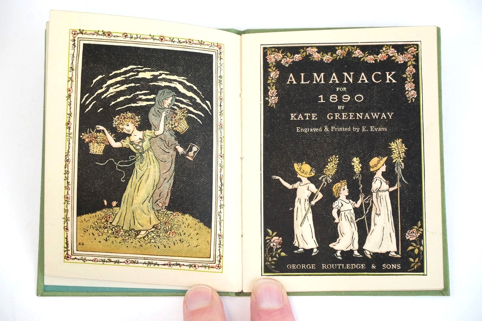 Photo of ALMANACK FOR 1890 illustrated by Greenaway, Kate published by George Routledge & Sons (STOCK CODE: 1323493)  for sale by Stella & Rose's Books