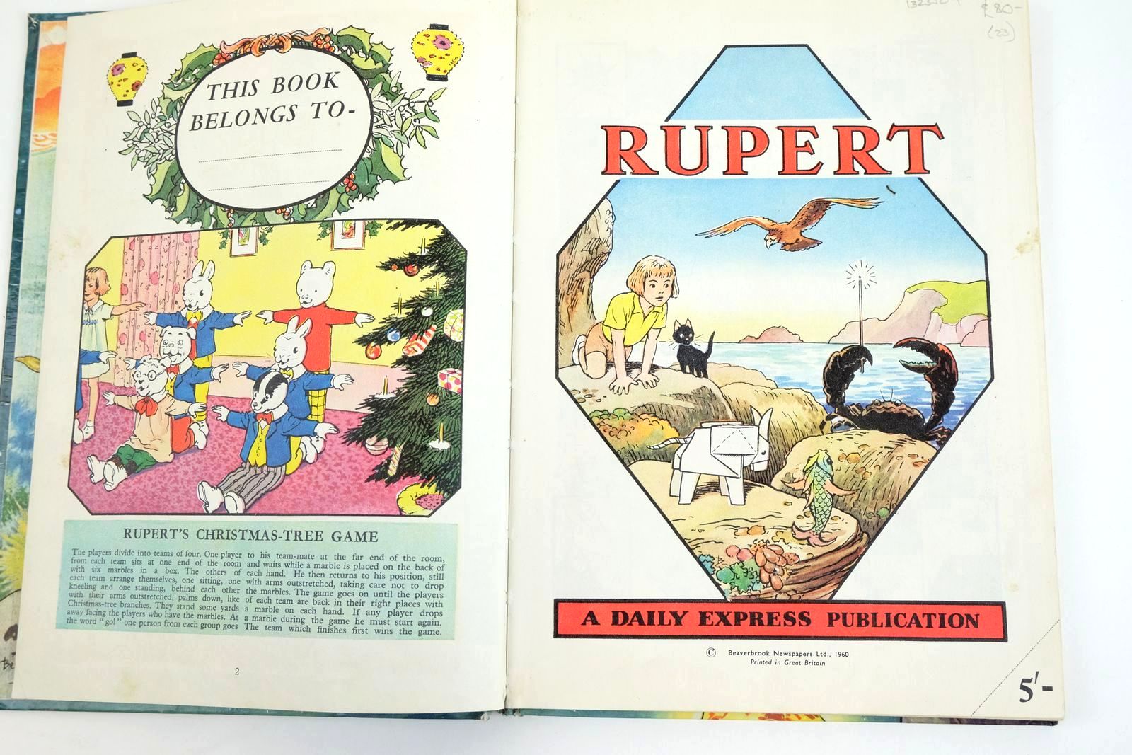 Photo of RUPERT ANNUAL 1960 written by Bestall, Alfred illustrated by Bestall, Alfred published by Daily Express (STOCK CODE: 1323509)  for sale by Stella & Rose's Books