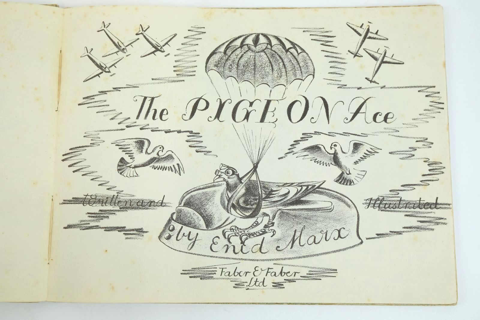 Photo of THE PIGEON ACE written by Marx, Enid illustrated by Marx, Enid published by Faber & Faber Ltd. (STOCK CODE: 1323524)  for sale by Stella & Rose's Books