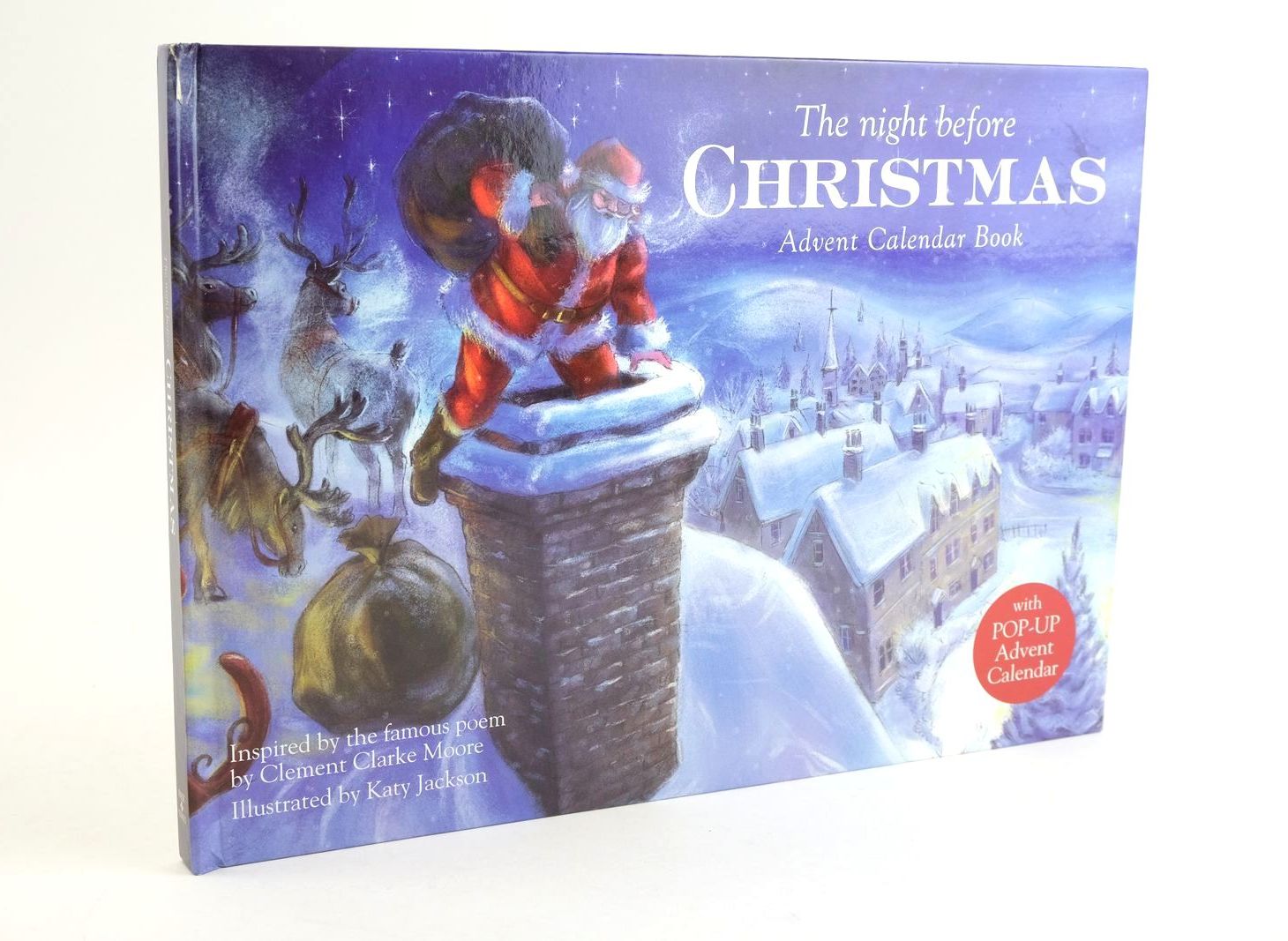 Photo of THE NIGHT BEFORE CHRISTMAS ADVENT CALENDAR BOOK written by Moore, Clement Clarke illustrated by Jackson, Katy published by Past Times Trading Ltd (STOCK CODE: 1323648)  for sale by Stella & Rose's Books