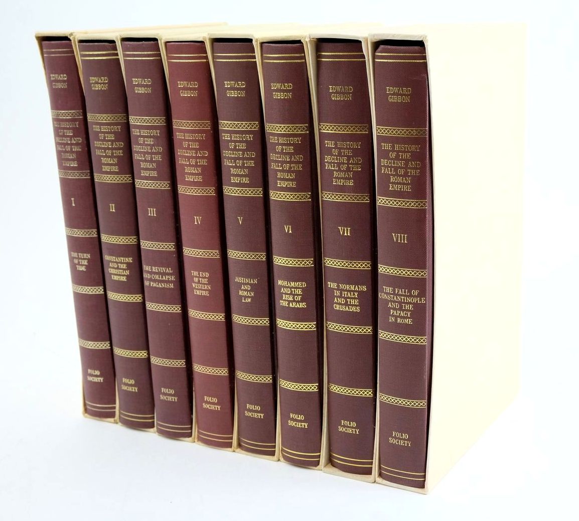 Photo of THE HISTORY OF THE DECLINE AND FALL OF THE ROMAN EMPIRE (8 VOLUMES) written by Gibbon, Edward published by Folio Society (STOCK CODE: 1323745)  for sale by Stella & Rose's Books