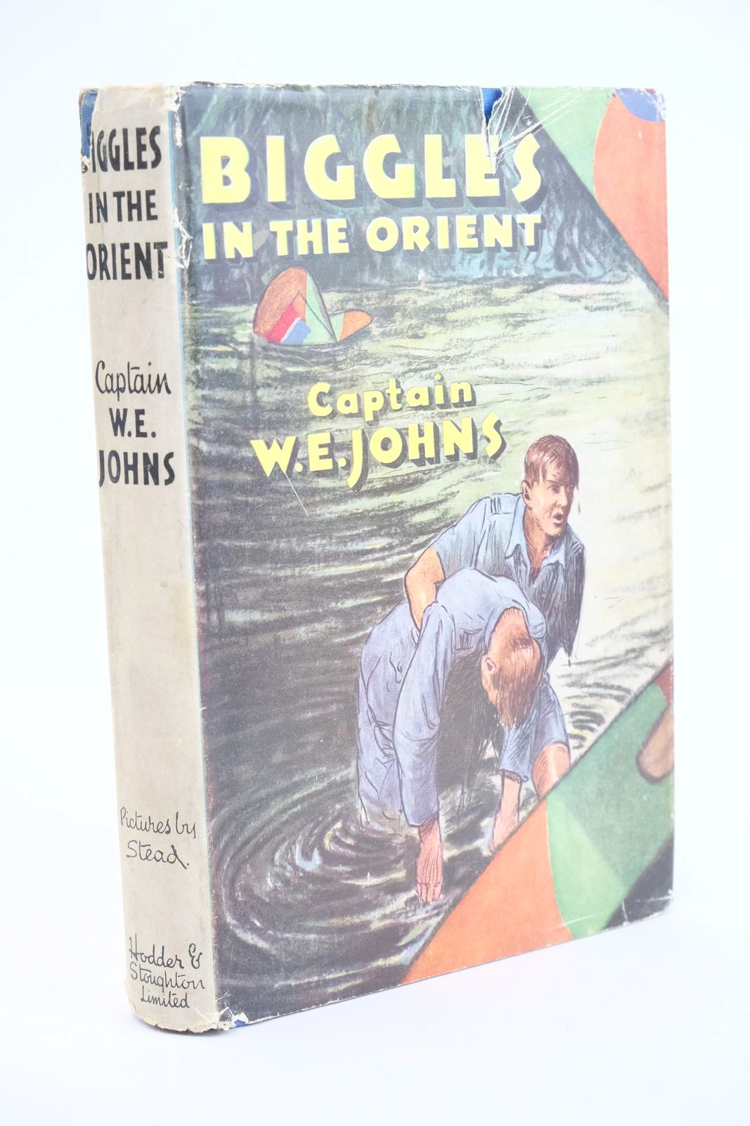 Photo of BIGGLES IN THE ORIENT written by Johns, W.E. illustrated by Stead, published by Hodder &amp; Stoughton (STOCK CODE: 1323878)  for sale by Stella & Rose's Books