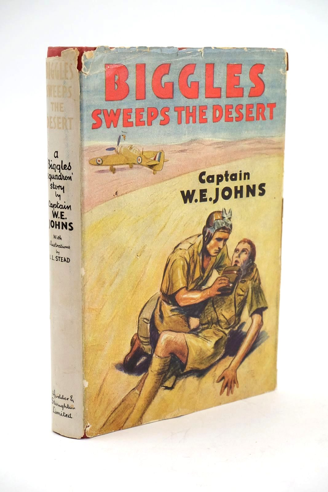 Photo of BIGGLES SWEEPS THE DESERT written by Johns, W.E. illustrated by Stead,  published by Hodder &amp; Stoughton (STOCK CODE: 1324028)  for sale by Stella & Rose's Books