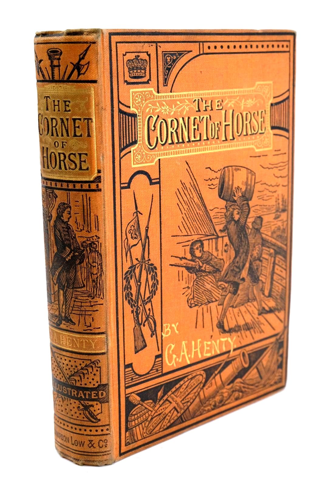 Photo of THE CORNET OF HORSE written by Henty, G.A. illustrated by Petherick, H. published by Sampson Low, Marston, Searle, &amp; Rivington Ltd (STOCK CODE: 1324246)  for sale by Stella & Rose's Books