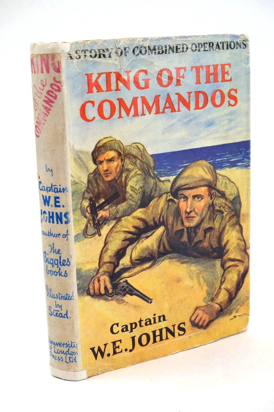 Photo of KING OF THE COMMANDOS written by Johns, W.E. illustrated by Stead,  published by University of London Press Ltd. (STOCK CODE: 1324284)  for sale by Stella & Rose's Books
