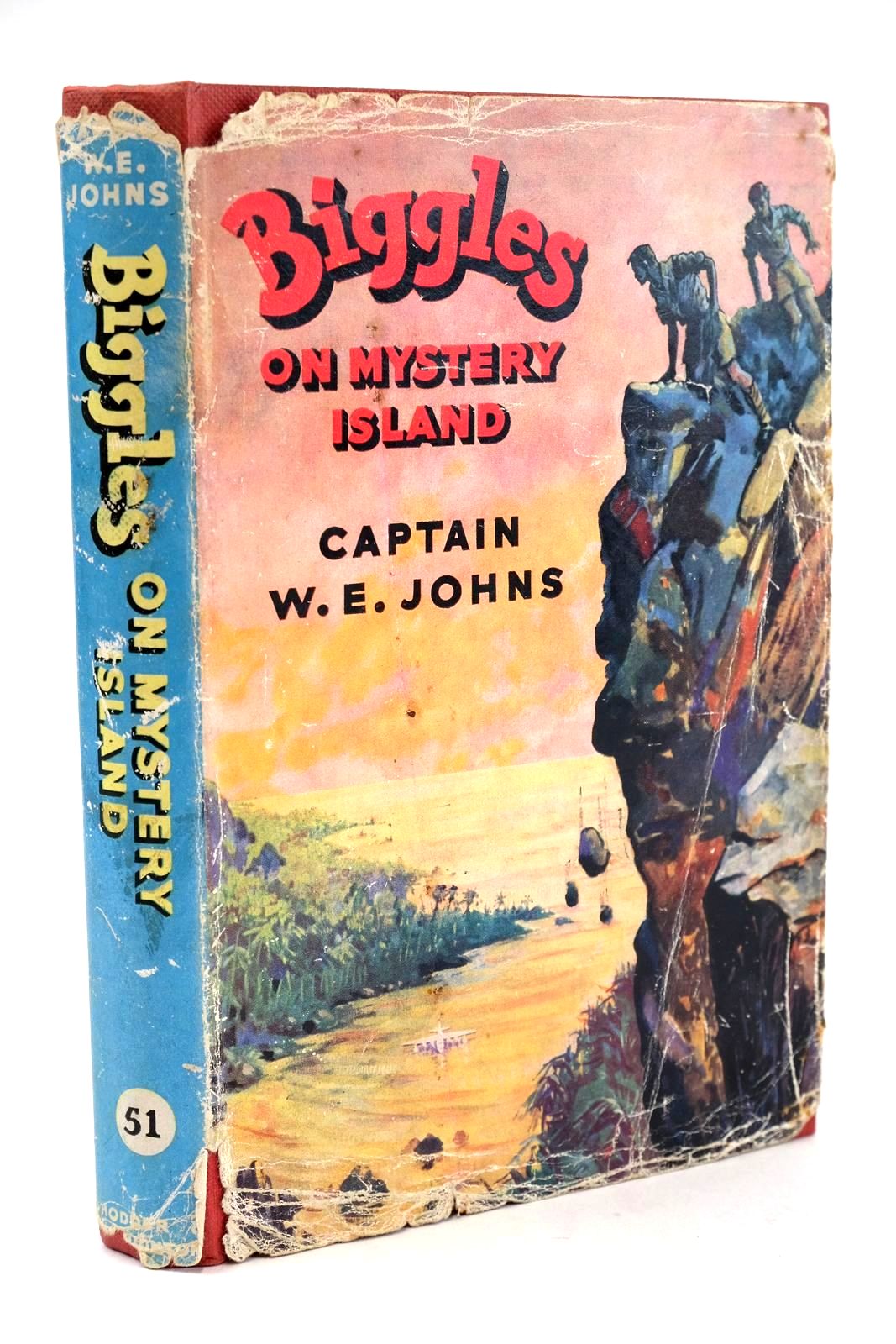 Photo of BIGGLES ON MYSTERY ISLAND written by Johns, W.E. illustrated by Stead,  published by Hodder &amp; Stoughton (STOCK CODE: 1324357)  for sale by Stella & Rose's Books