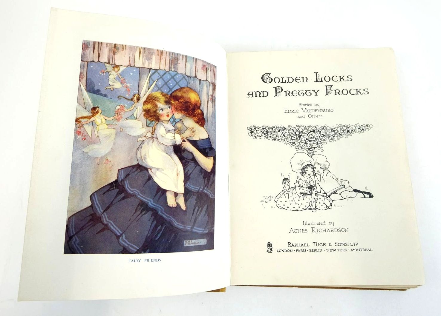 Photo of GOLDEN LOCKS AND PRETTY FROCKS written by Vredenburg, Edric
Hart, Hilda
Floyd, Grace C.
Belgrave, M. Dorothy illustrated by Richardson, Agnes published by Raphael Tuck & Sons Ltd. (STOCK CODE: 1324637)  for sale by Stella & Rose's Books