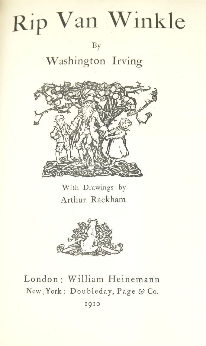 Photo of RIP VAN WINKLE written by Irving, Washington illustrated by Rackham, Arthur published by William Heinemann (STOCK CODE: 1325566)  for sale by Stella & Rose's Books