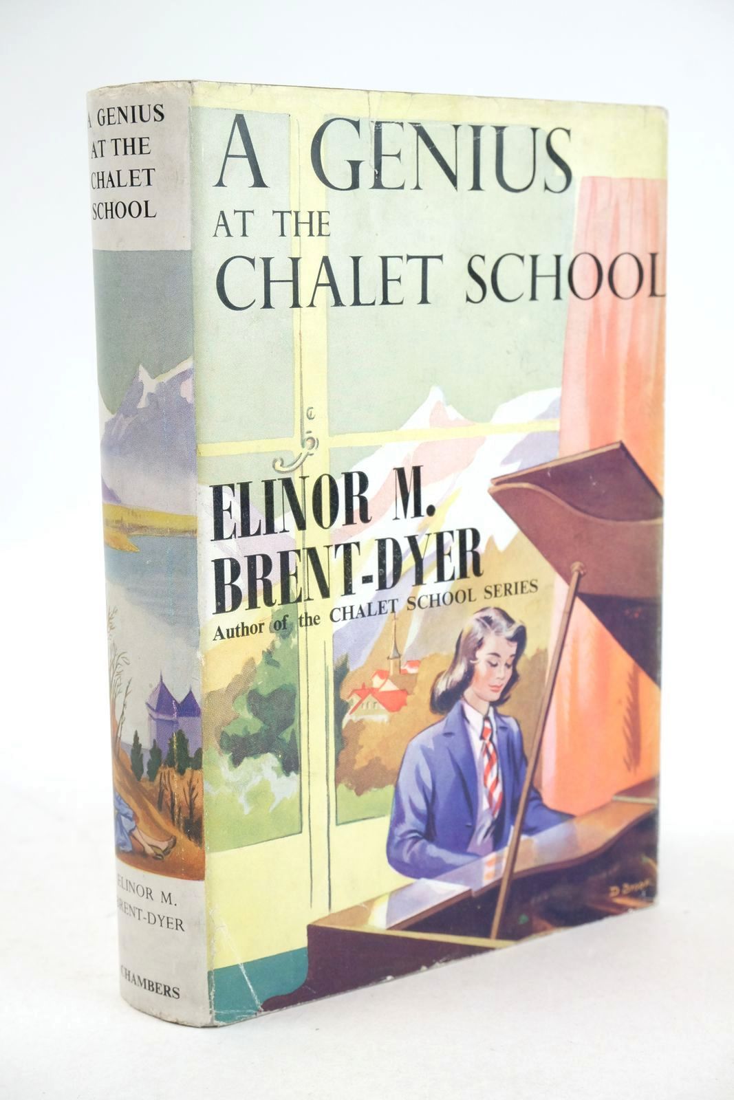 Photo of A GENIUS AT THE CHALET SCHOOL written by Brent-Dyer, Elinor M. published by W. &amp; R. Chambers Limited (STOCK CODE: 1325647)  for sale by Stella & Rose's Books