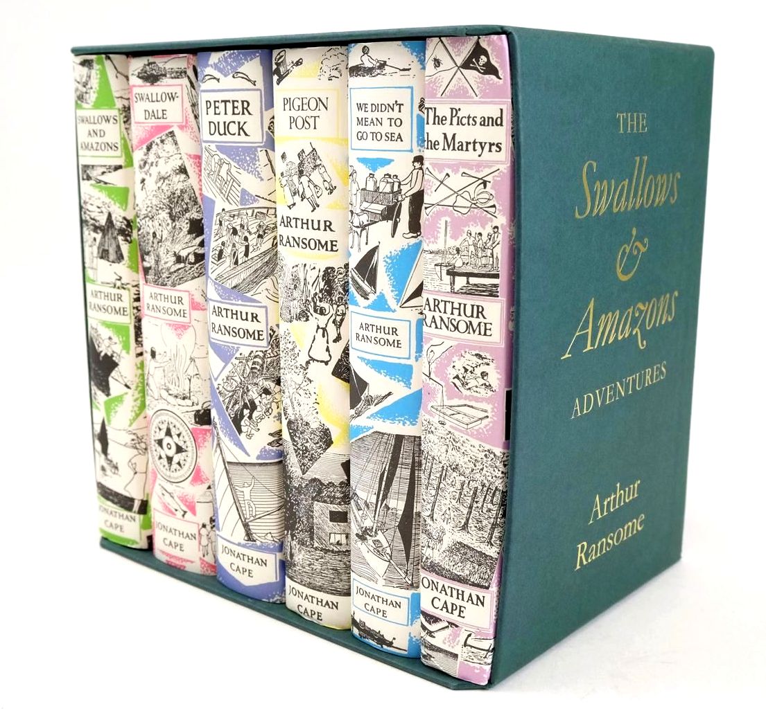 Photo of THE SWALLOWS & AMAZONS ADVENTURES (6 VOLUME SET) written by Ransome, Arthur illustrated by Ransome, Arthur Blackett, Nancy published by Jonathan Cape (STOCK CODE: 1325977)  for sale by Stella & Rose's Books