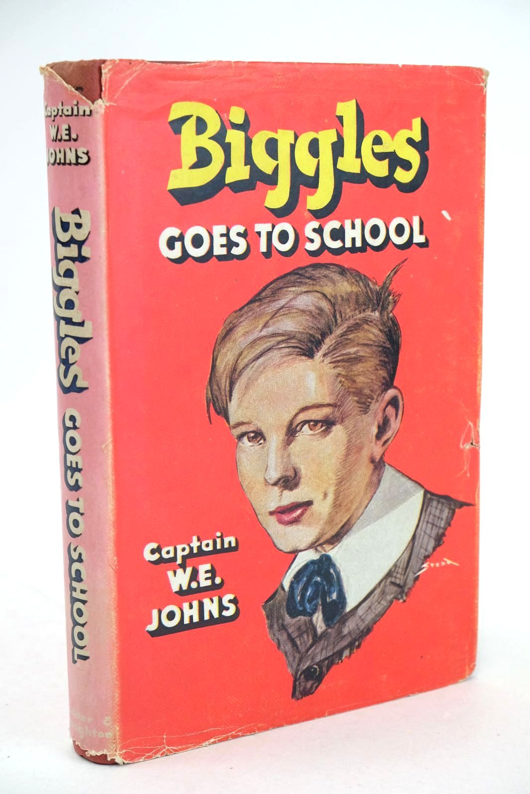 Photo of BIGGLES GOES TO SCHOOL written by Johns, W.E. illustrated by Stead,  published by Hodder &amp; Stoughton (STOCK CODE: 1326110)  for sale by Stella & Rose's Books