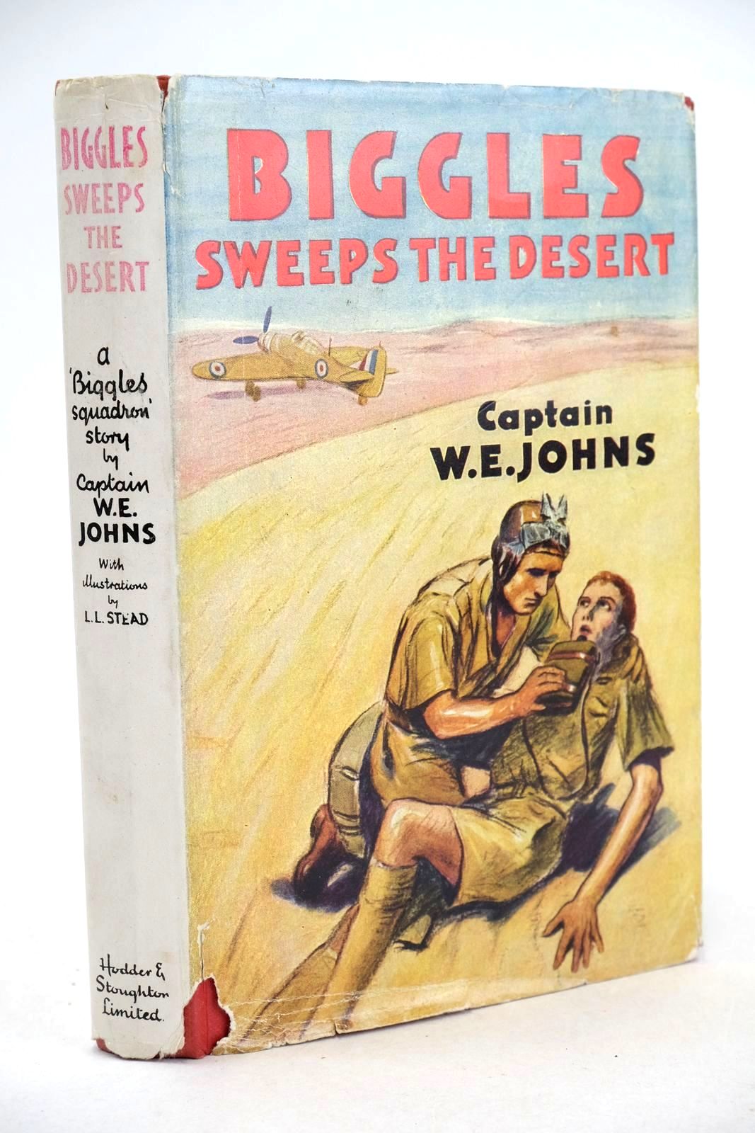 Photo of BIGGLES SWEEPS THE DESERT written by Johns, W.E. illustrated by Stead,  published by Hodder &amp; Stoughton (STOCK CODE: 1326221)  for sale by Stella & Rose's Books