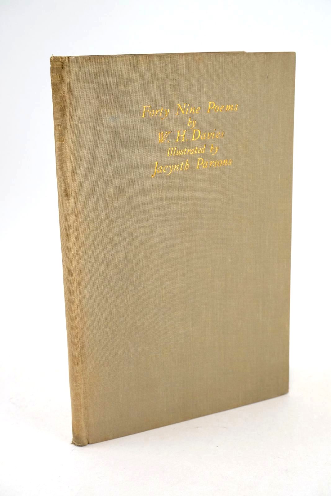 Photo of FORTY-NINE POEMS BY W.H. DAVIES written by Davies, W.H. illustrated by Parsons, Jacynth published by The Medici Society (STOCK CODE: 1326252)  for sale by Stella & Rose's Books