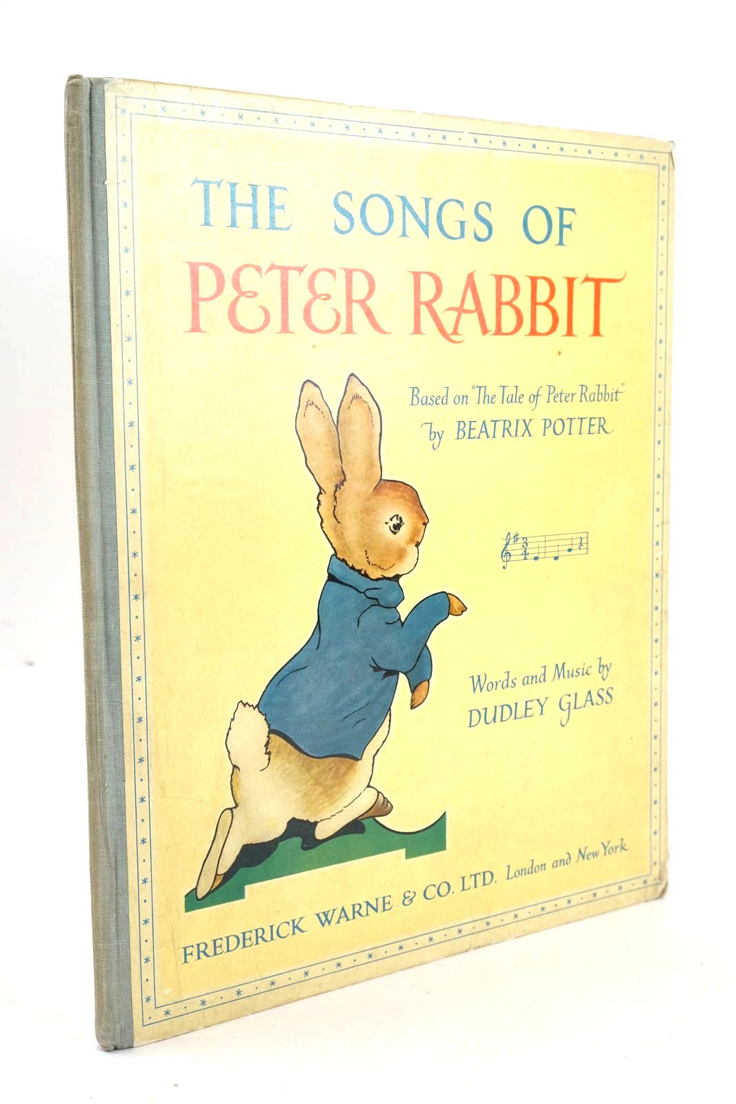 Photo of THE SONGS OF PETER RABBIT written by Potter, Beatrix Glass, Dudley illustrated by Potter, Beatrix published by Frederick Warne &amp; Co Ltd. (STOCK CODE: 1326303)  for sale by Stella & Rose's Books