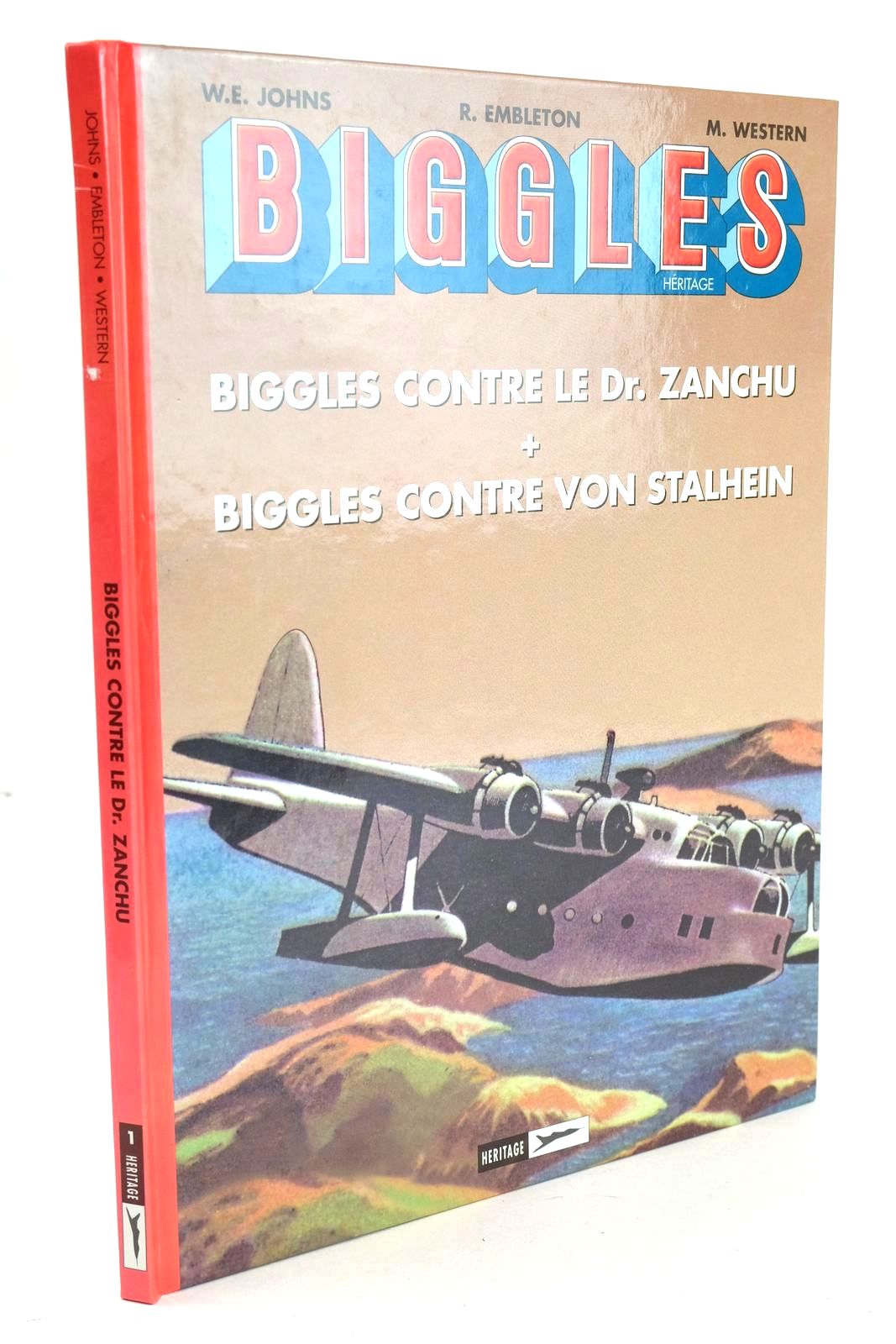 Photo of BIGGLES HERITAGE 1 - BIGGLES CONTRE LE DR. ZANCHU + BIGGLES CONTRE VON STALHEIN written by Johns, W.E. Embleton, Ron Western, Mike illustrated by Embleton, Ron Western, Mike published by Miklo (STOCK CODE: 1326324)  for sale by Stella & Rose's Books