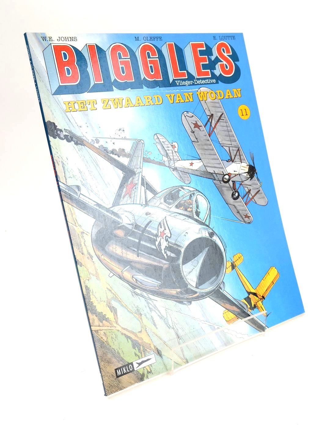 Photo of BIGGLES VLIEGER-DETECTIVE HET ZWAARD VAN WODAN written by Johns, W.E. Oleffe, Michel illustrated by Loutte, Eric Bergese, Francis published by Miklo (STOCK CODE: 1326333)  for sale by Stella & Rose's Books